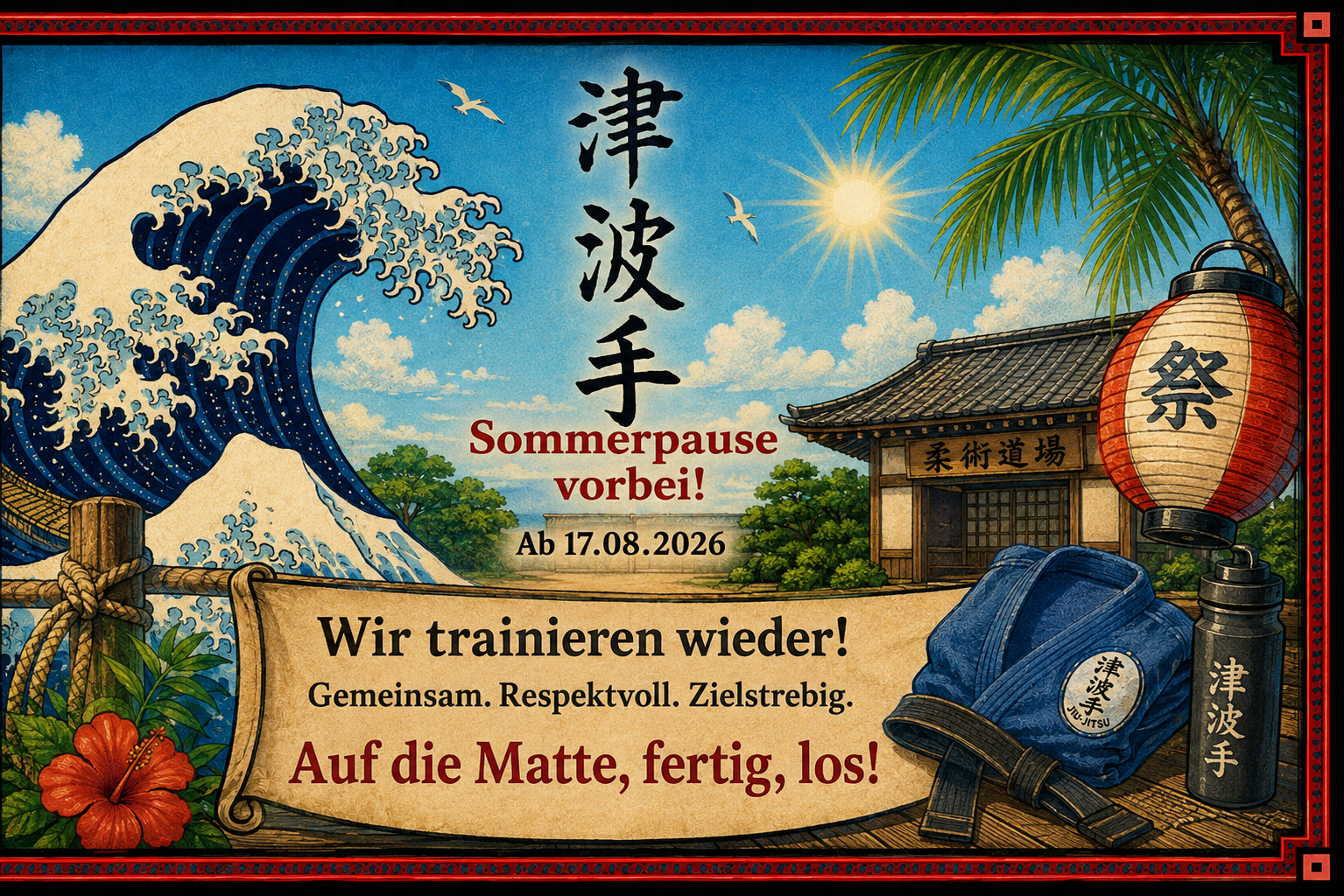 Sommerferien vorbei – wir sind wieder auf der Matte!